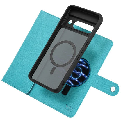 GMB Series For Google Pixel 8a Magnetic Case RFID Blocking Detachable Leather Wallet Phone Cover