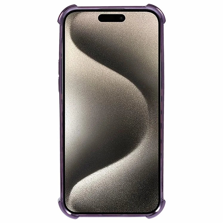 For iPhone 15 Plus Case Side Heart Pattern Electroplating Glitter Soft TPU Phone Cover
