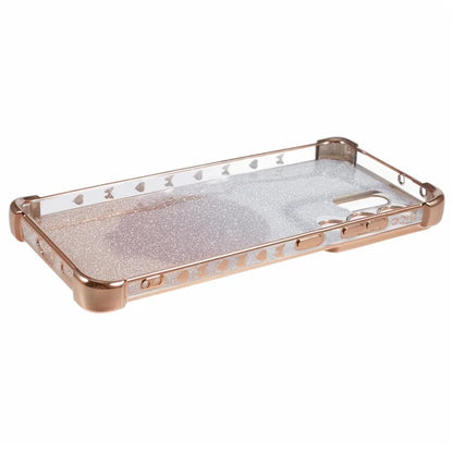 For Samsung Galaxy S21 Ultra 5G Case Glitter TPU Mirror Phone Cover Kickstand