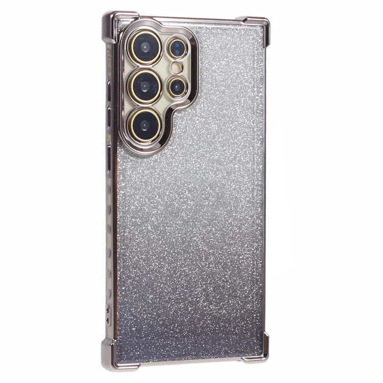 For Samsung Galaxy S24 Ultra Case Electroplating TPU Glitter Gradient Phone Cover