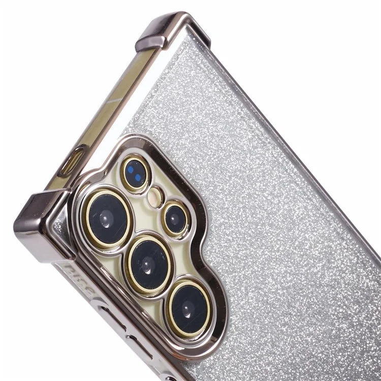 For Samsung Galaxy S24 Ultra Case Electroplating TPU Glitter Gradient Phone Cover