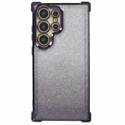 For Samsung Galaxy S24 Ultra Case Electroplating TPU Glitter Gradient Phone Cover