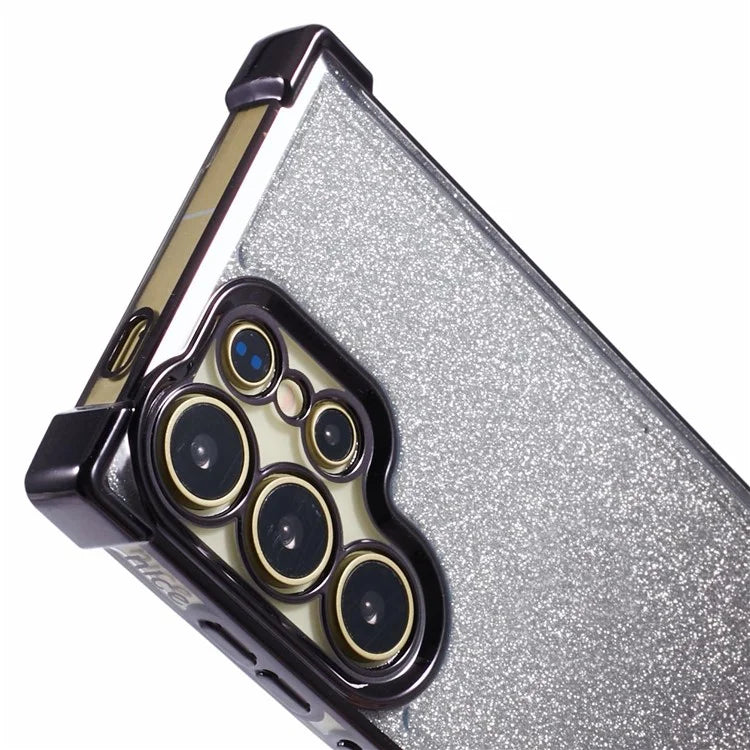 For Samsung Galaxy S24 Ultra Case Electroplating TPU Glitter Gradient Phone Cover