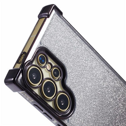 For Samsung Galaxy S24 Ultra Case Electroplating TPU Glitter Gradient Phone Cover