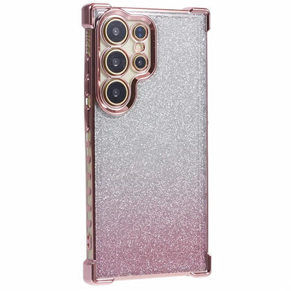 For Samsung Galaxy S24 Ultra Case Electroplating TPU Glitter Gradient Phone Cover