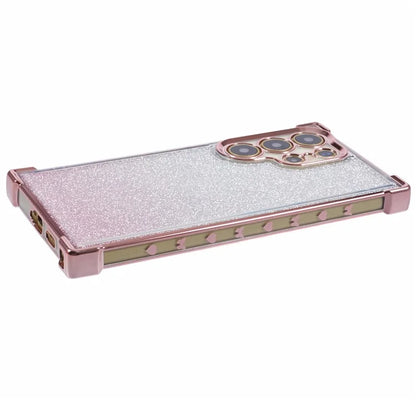 For Samsung Galaxy S24 Ultra Case Electroplating TPU Glitter Gradient Phone Cover