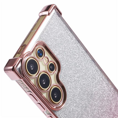 For Samsung Galaxy S24 Ultra Case Electroplating TPU Glitter Gradient Phone Cover