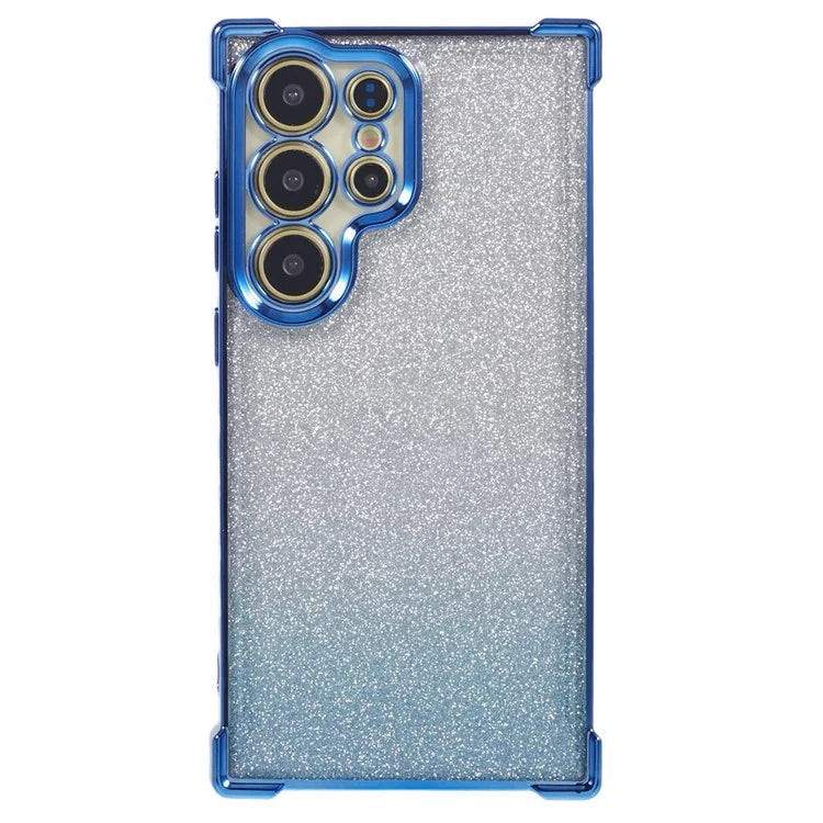 For Samsung Galaxy S24 Ultra Case Electroplating TPU Glitter Gradient Phone Cover