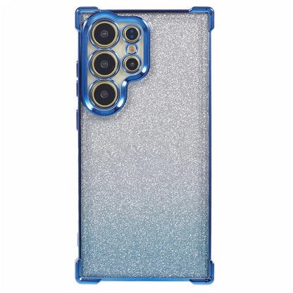 For Samsung Galaxy S24 Ultra Case Electroplating TPU Glitter Gradient Phone Cover