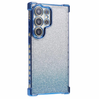 For Samsung Galaxy S24 Ultra Case Electroplating TPU Glitter Gradient Phone Cover