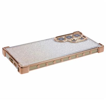 For Samsung Galaxy S24 Ultra Case Electroplating TPU Glitter Gradient Phone Cover