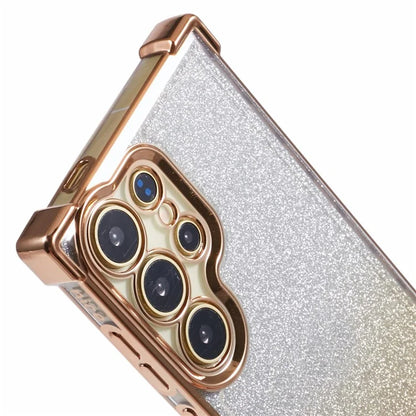 For Samsung Galaxy S24 Ultra Case Electroplating TPU Glitter Gradient Phone Cover