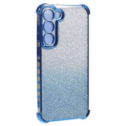 For Samsung Galaxy S23+ Case TPU Glitter Gradient Phone Cover Electroplate