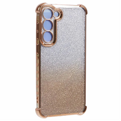 For Samsung Galaxy S23+ Case TPU Glitter Gradient Phone Cover Electroplate