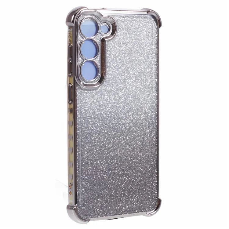 For Samsung Galaxy S23+ Case TPU Glitter Gradient Phone Cover Electroplate