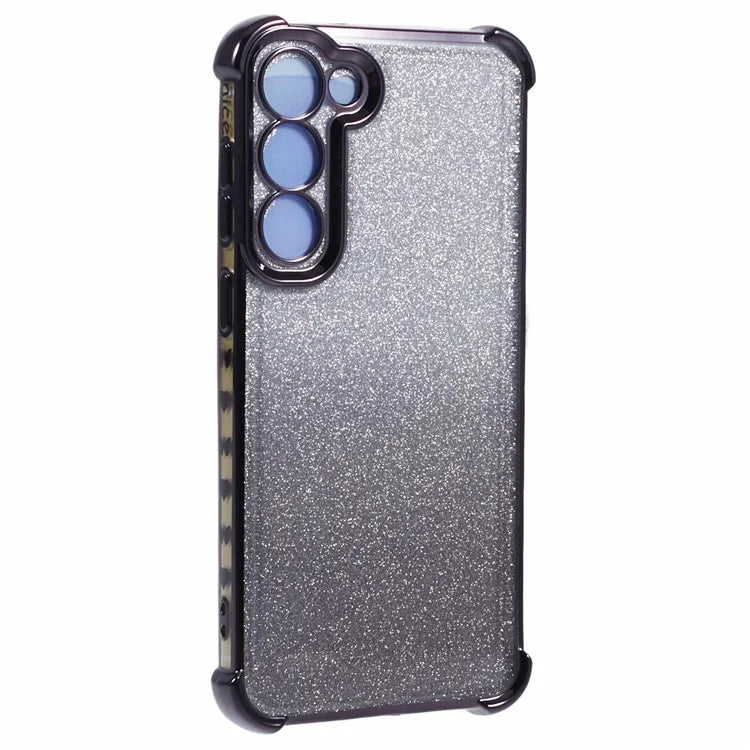For Samsung Galaxy S23+ Case TPU Glitter Gradient Phone Cover Electroplate