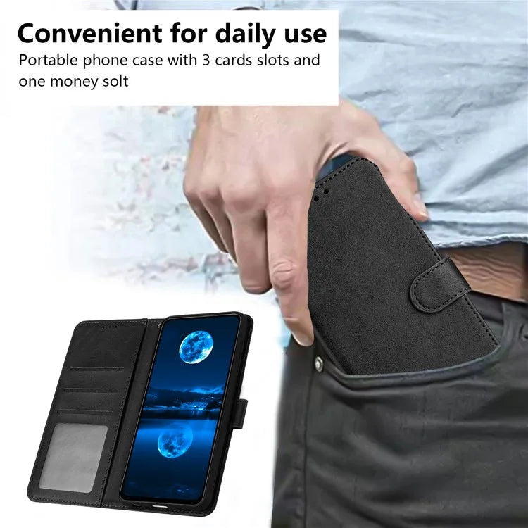For Xiaomi Redmi Turbo 3 5G / Poco F6 5G Case Stand PU Leather Wallet Flip Phone Cover
