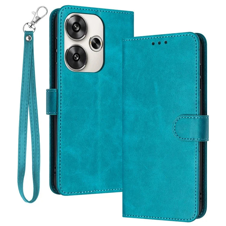 For Xiaomi Redmi Turbo 3 5G / Poco F6 5G Case Stand PU Leather Wallet Flip Phone Cover
