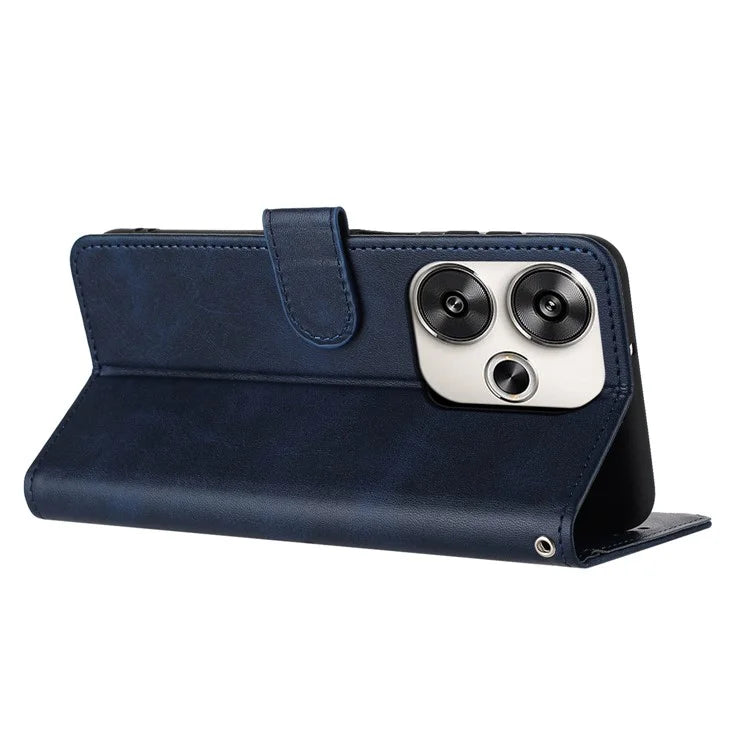 For Xiaomi Redmi Turbo 3 5G / Poco F6 5G Case Stand PU Leather Wallet Flip Phone Cover