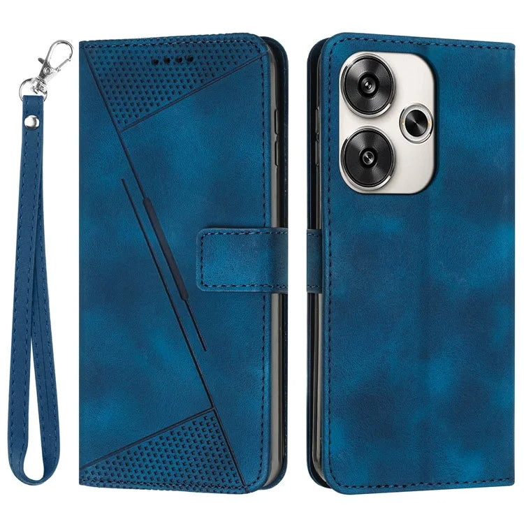 For Xiaomi Redmi Turbo 3 5G / Poco F6 5G PU Leather Stand Phone Case Imprinted Pattern Phone Cover with Stand