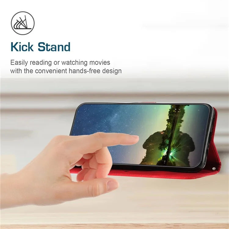 For Xiaomi Redmi Turbo 3 5G / Poco F6 5G PU Leather Stand Phone Case Imprinted Pattern Phone Cover with Stand