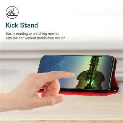 For Xiaomi Redmi Turbo 3 5G / Poco F6 5G PU Leather Stand Phone Case Imprinted Pattern Phone Cover with Stand