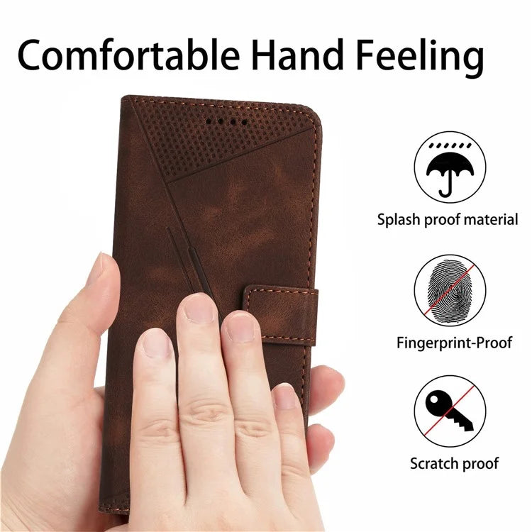 For Xiaomi Redmi Turbo 3 5G / Poco F6 5G PU Leather Stand Phone Case Imprinted Pattern Phone Cover with Stand