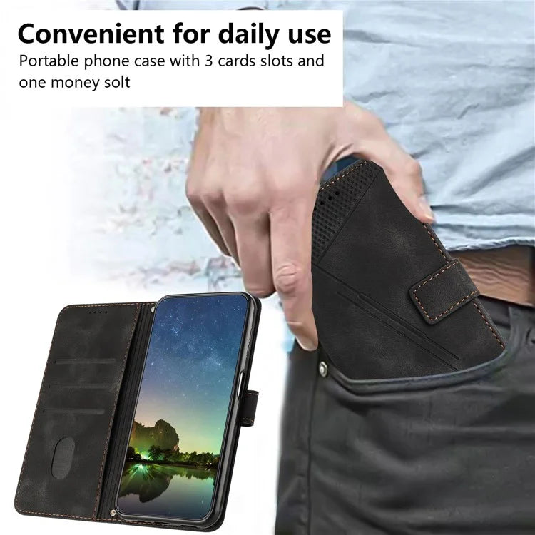 For Xiaomi Redmi Turbo 3 5G / Poco F6 5G PU Leather Stand Phone Case Imprinted Pattern Phone Cover with Stand