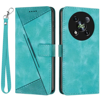 For itel RS4 4G Case Wallet PU Leather Triangle Design Phone Cover