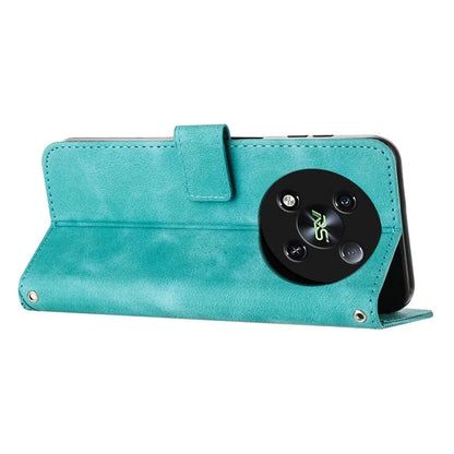 For itel RS4 4G Case Wallet PU Leather Triangle Design Phone Cover