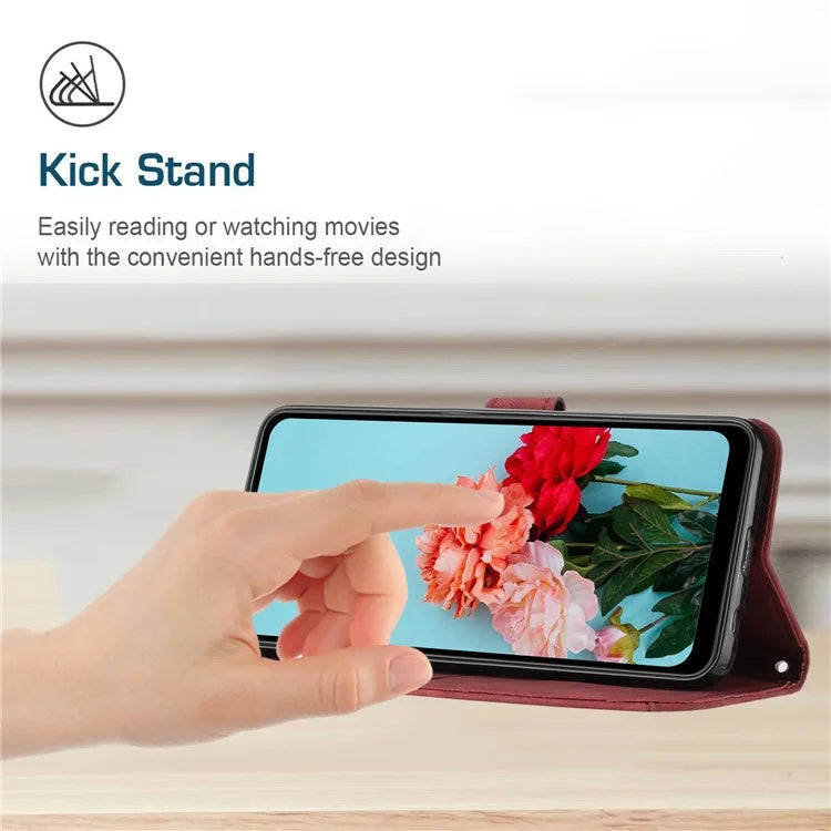 For Xiaomi Redmi Turbo 3 5G / Poco F6 5G Shockproof Case Imprinted PU Leather Wallet Phone Shell