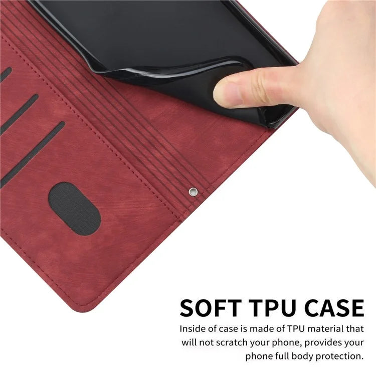 For Xiaomi Redmi Turbo 3 5G / Poco F6 5G Shockproof Case Imprinted PU Leather Wallet Phone Shell