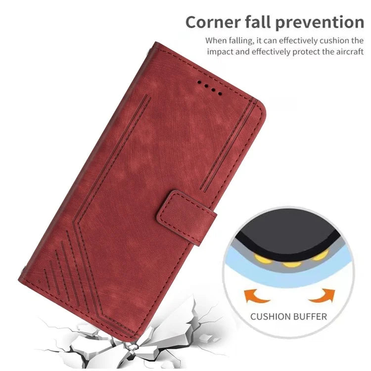 For Xiaomi Redmi Turbo 3 5G / Poco F6 5G Shockproof Case Imprinted PU Leather Wallet Phone Shell