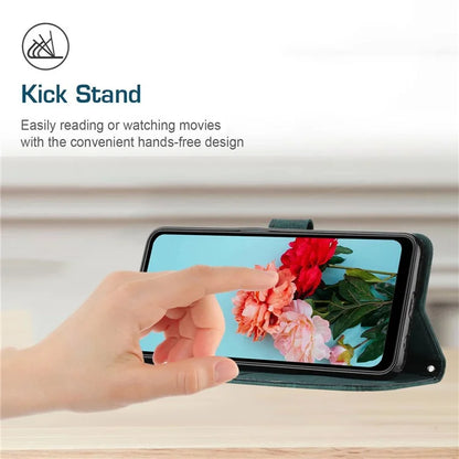 For Xiaomi Redmi Turbo 3 5G / Poco F6 5G Shockproof Case Imprinted PU Leather Wallet Phone Shell