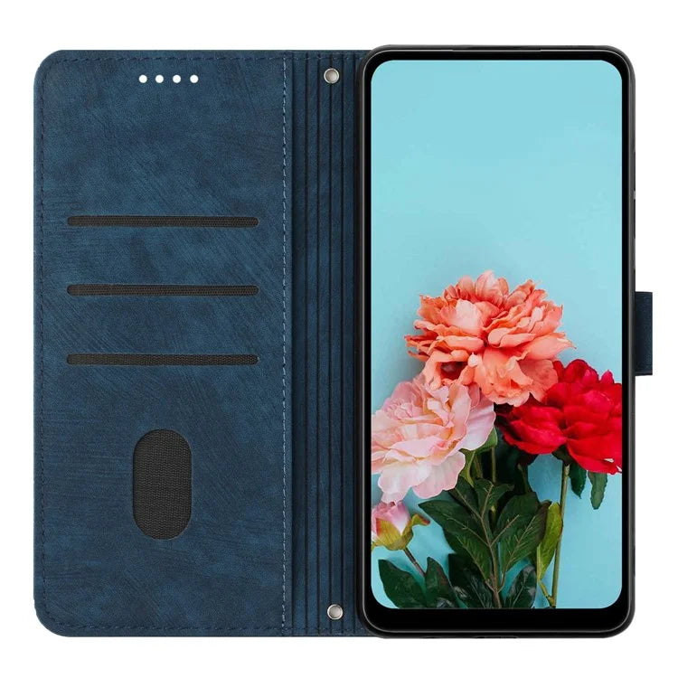 For Xiaomi Redmi Turbo 3 5G / Poco F6 5G Shockproof Case Imprinted PU Leather Wallet Phone Shell