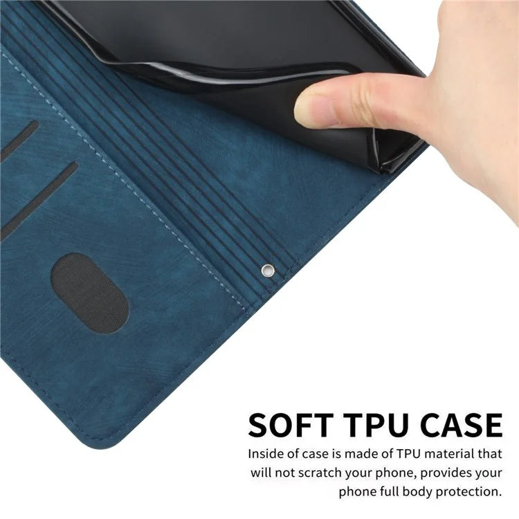 For Xiaomi Redmi Turbo 3 5G / Poco F6 5G Shockproof Case Imprinted PU Leather Wallet Phone Shell