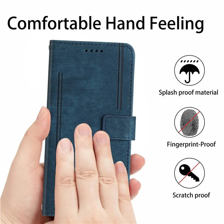 For Xiaomi Redmi Turbo 3 5G / Poco F6 5G Shockproof Case Imprinted PU Leather Wallet Phone Shell