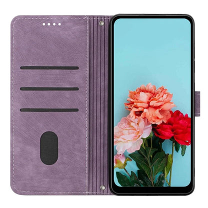 For Xiaomi Redmi Turbo 3 5G / Poco F6 5G Shockproof Case Imprinted PU Leather Wallet Phone Shell