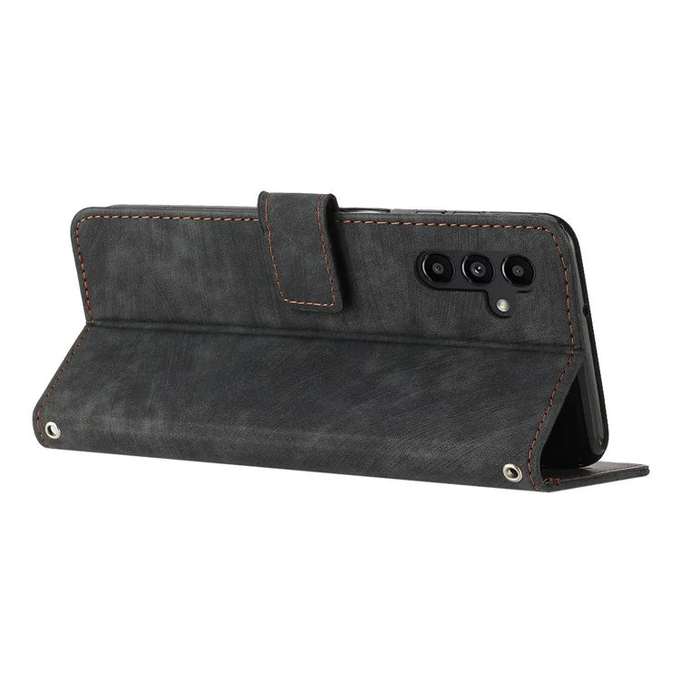 For Samsung Galaxy M55 5G / C55 5G / F55 5G Case PU Leather Wallet Skin-Touch Phone Cover