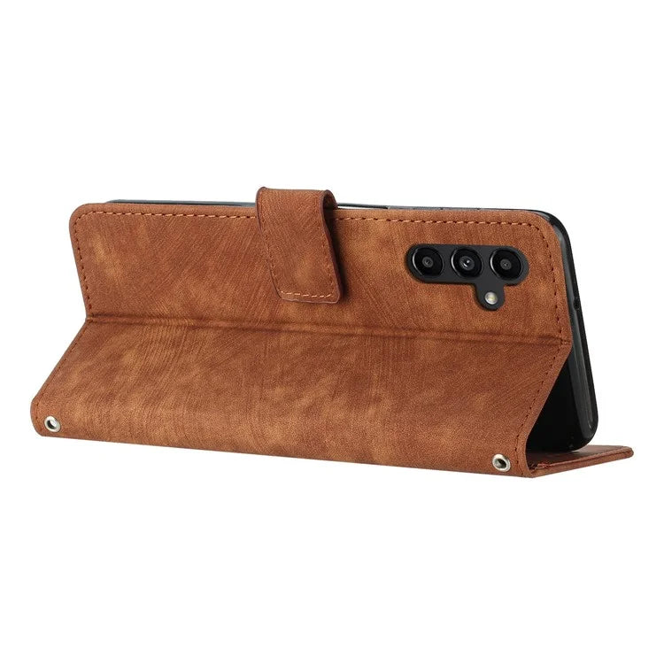 For Samsung Galaxy M55 5G / C55 5G / F55 5G Case PU Leather Wallet Skin-Touch Phone Cover
