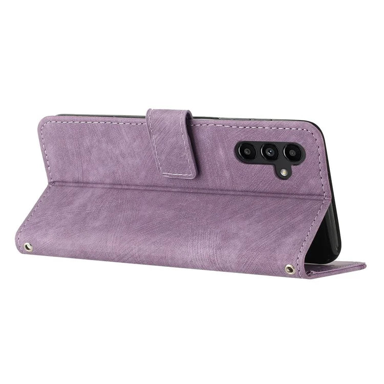 For Samsung Galaxy M55 5G / C55 5G / F55 5G Case PU Leather Wallet Skin-Touch Phone Cover