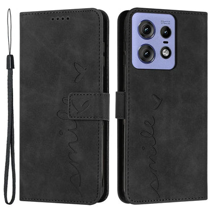 For Motorola Edge 50 Pro 5G Case Scratch Resistant PU Leather Stand Phone Shell