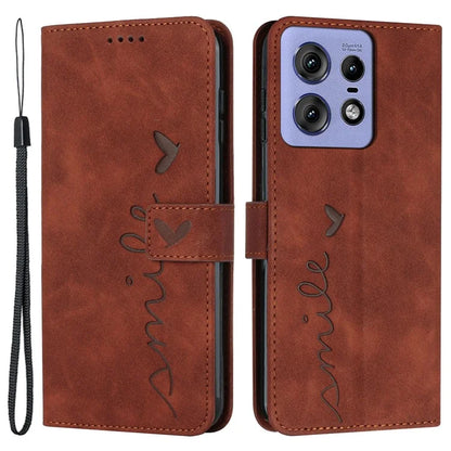 For Motorola Edge 50 Pro 5G Case Scratch Resistant PU Leather Stand Phone Shell