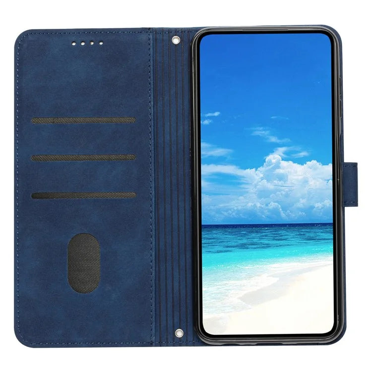 For Motorola Edge 50 Pro 5G Case Scratch Resistant PU Leather Stand Phone Shell