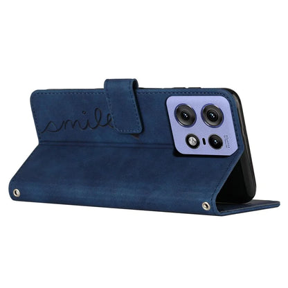 For Motorola Edge 50 Pro 5G Case Scratch Resistant PU Leather Stand Phone Shell