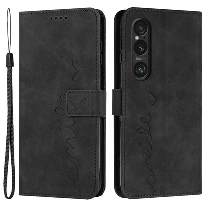 For Sony Xperia 1 VI Phone Case Magnetic Clasp PU Leather Phone Shell with Stand