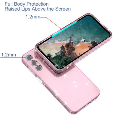 For Samsung Galaxy A15 5G Case Shockproof Glitter TPU Phone Cover