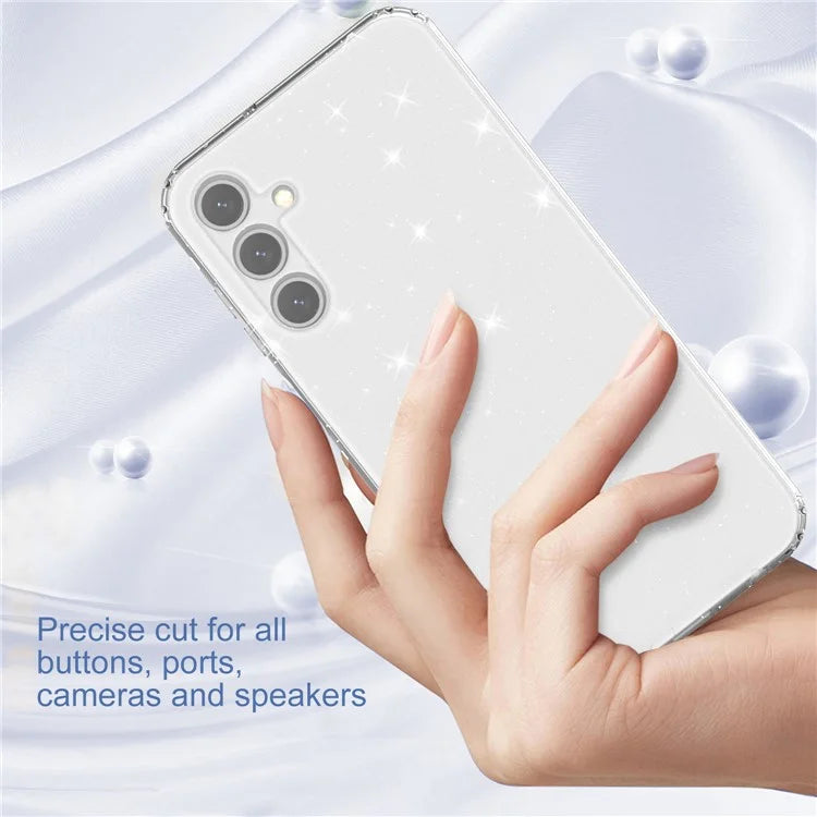 For Samsung Galaxy A15 5G Case Shockproof Glitter TPU Phone Cover