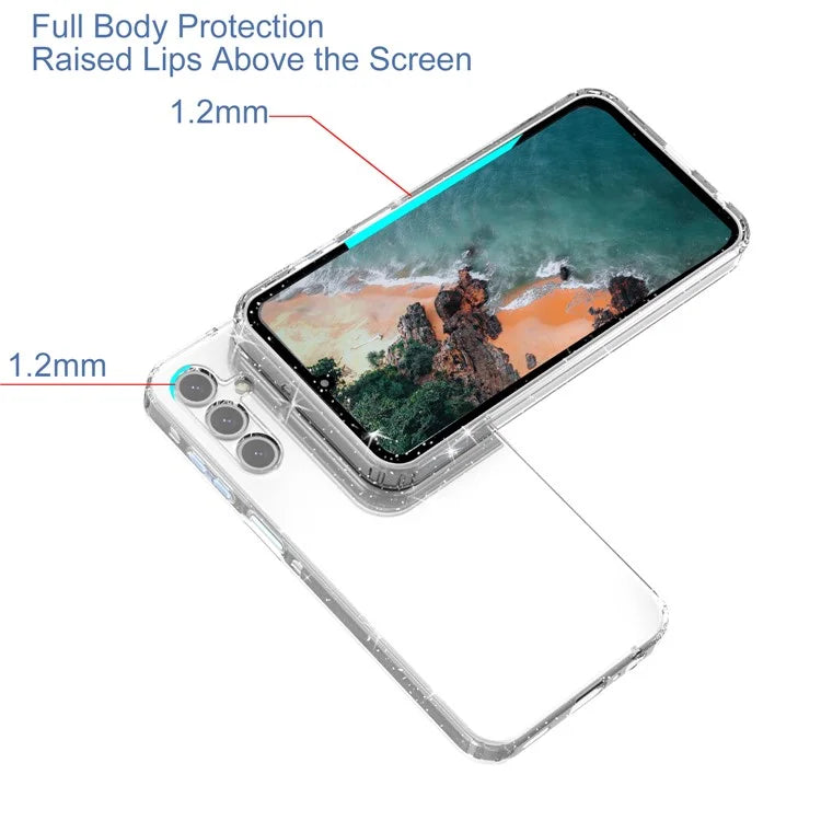 For Samsung Galaxy A15 5G Case Shockproof Glitter TPU Phone Cover