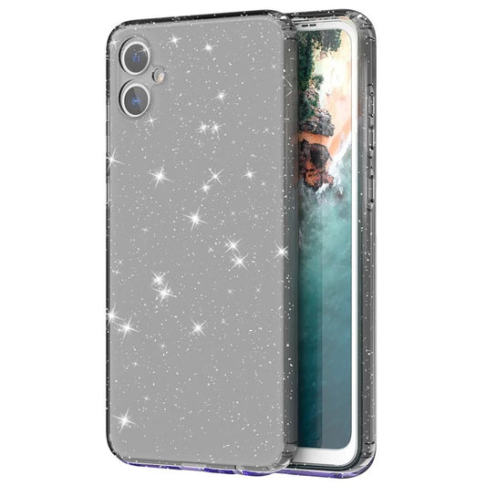 For Samsung Galaxy A05 4G Case Soft TPU Phone Cover Glitter Clear Sparkly